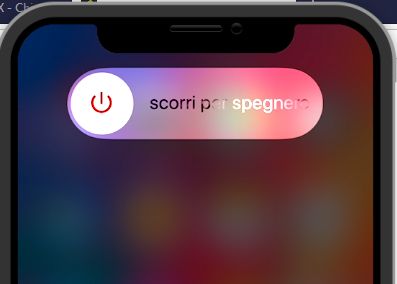 Iphone X Forzare il riavvio