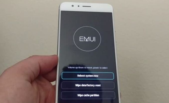 Huawei P20 menu ripristino - recovery mode