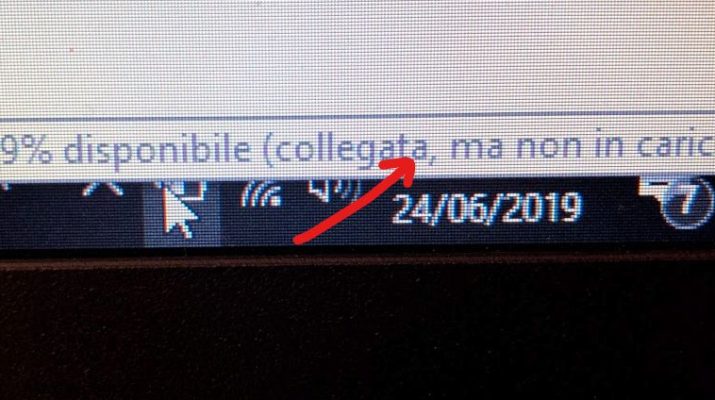 Asus Batteria Integrata Collegata Ma Non In Carica