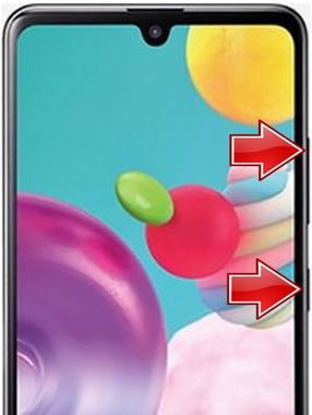 Samsung A41 accendere per menu ripristino