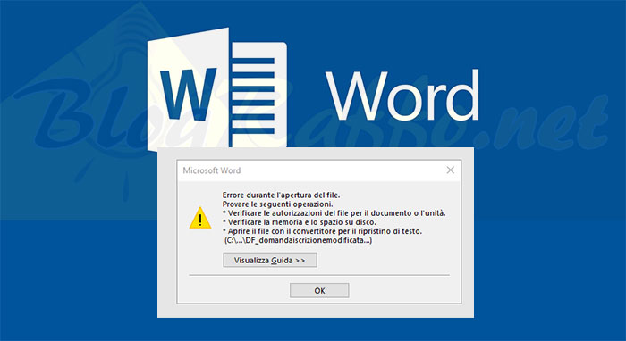 Word-Errore-durante-apertura-file