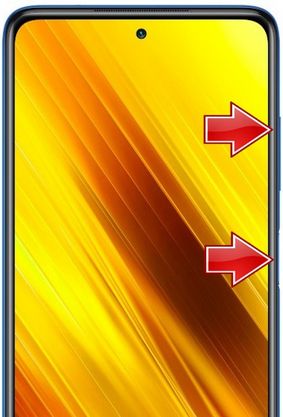 Xiaomi POCO X3 NFC accendere con volume su per menu ripristino