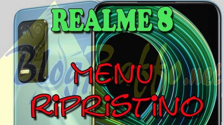 REALME-8-recovery-Menu-ripristino-hard-reset