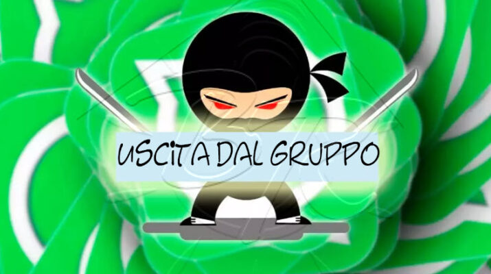 Uscita da un gruppo whatsapp senza notifica