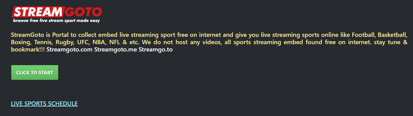 Stremgoto streaming sport gratis online