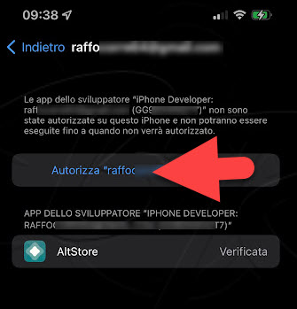 iphone ipad impostazioni generale vpn e gestione dispositivi autorizza sviluppatore