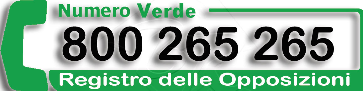 numero verde registro opposizioni