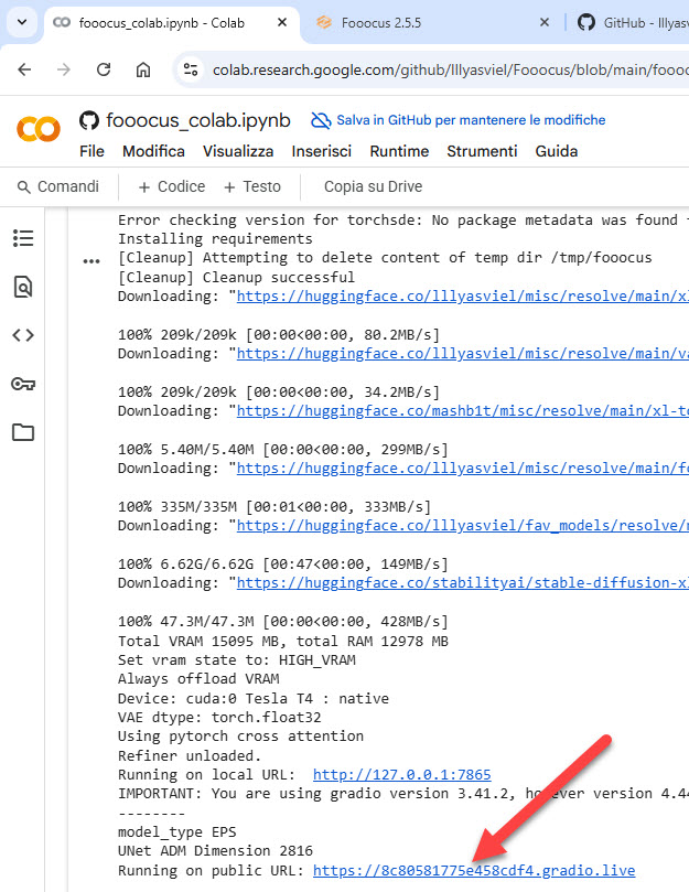 fooocus google colab-link