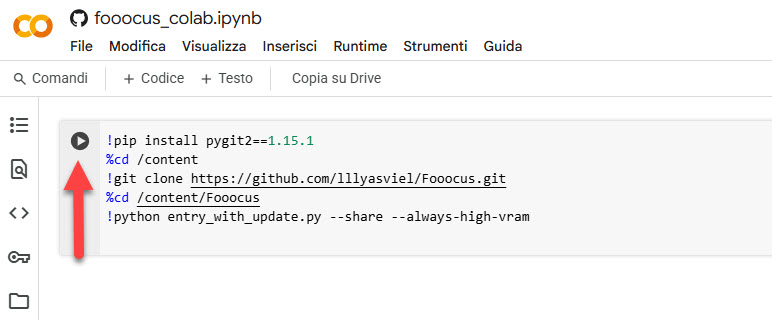 fooocus google colab
