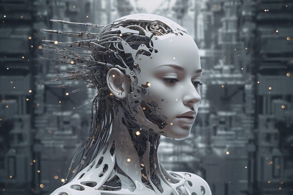 ia, robot, intelligenza artificiale, informatica, digitale, futuro, chatgpt, tecnologia, ai generato, intelligenza artificiale, informatica, chatgpt