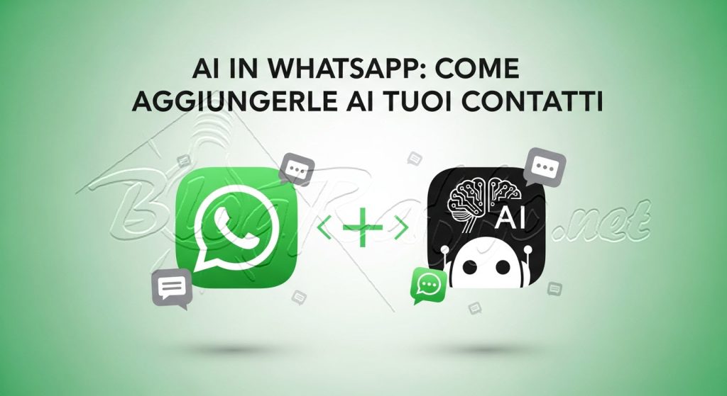 Aggiungere AI ai tuoi contatti ed usale con whatsapp-WM