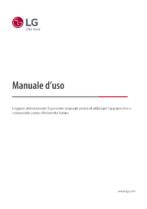 LG 32LQ63006LA Smart TV 32 Full HD TV LED - Manuale - Istruzioni uso e manutenzione - spie - download scarica.pdf