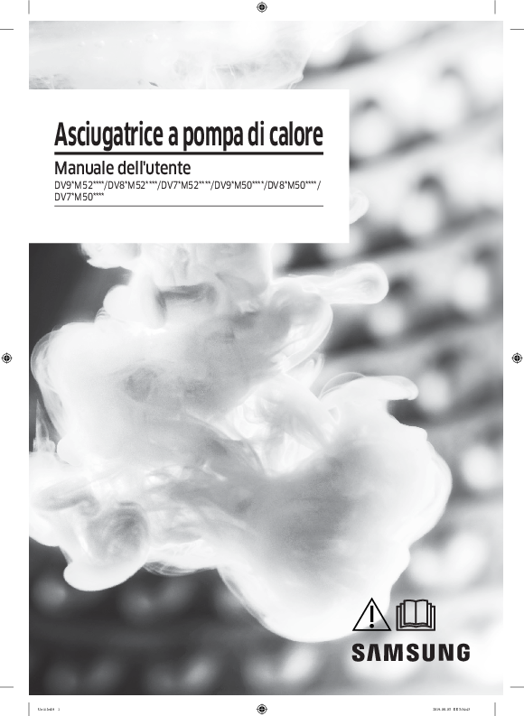 Samsung DV70M50201W Asciugatrice 7 kg - Manuale - Istruzioni uso e manutenzione - spie - download scarica.pdf