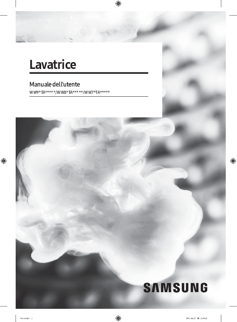 Samsung Lavatrice Crystal Clean con Ecolavaggio WW70TA026TE ET - Manuale  - Istruzioni uso e manutenzione - spie - download scarica.pdf